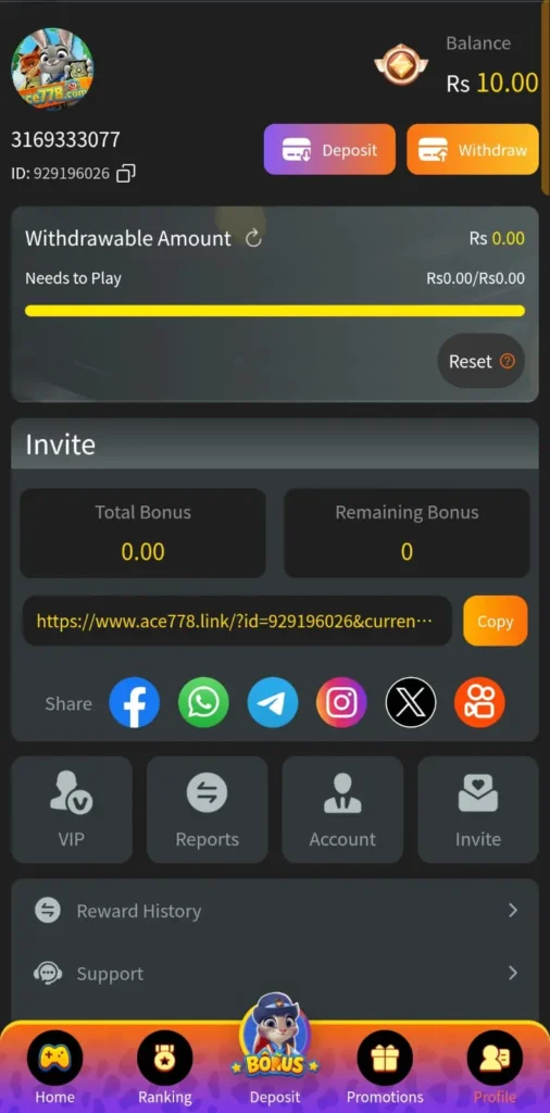 ACE778 Game